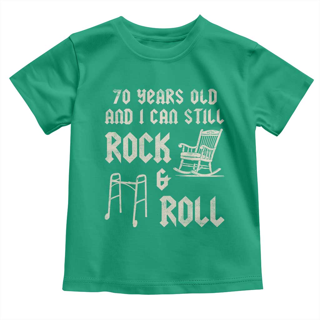70th Birthday Gift For Men Toddler T Shirt Funny Man Saying Gag Gift 70 Years Old Birthday TS10 Irish Green Print Your Wear
