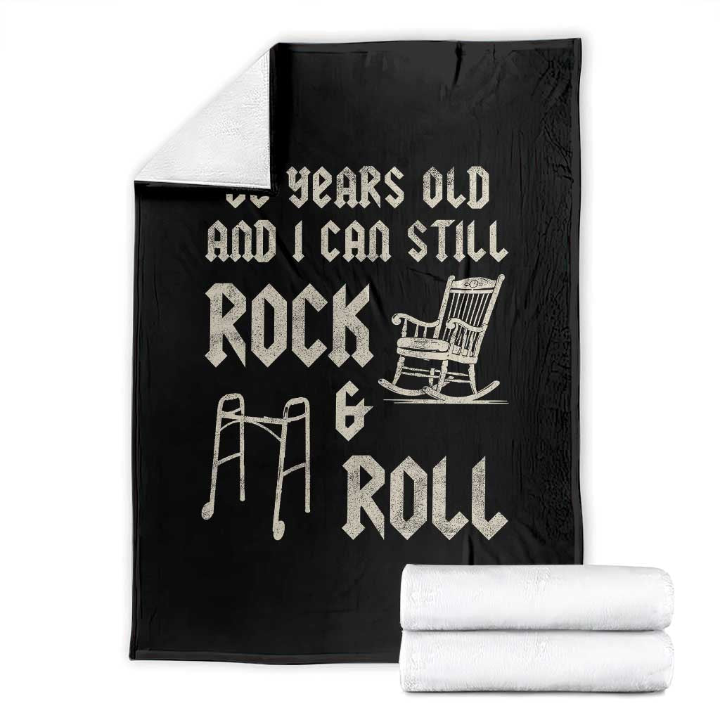 60th Birthday Gift For Men Throw Blanket Funny Man Saying Gag Gift 60 Years Old Birthday TS10 Black Print Your Wear