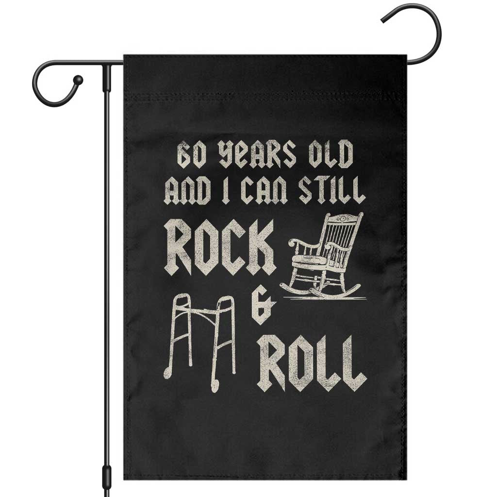 60th Birthday Gift For Men Garden Flag Funny Man Saying Gag Gift 60 Years Old Birthday TS10 Black Print Your Wear