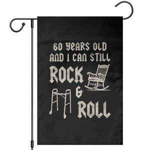 60th Birthday Gift For Men Garden Flag Funny Man Saying Gag Gift 60 Years Old Birthday TS10 Black Print Your Wear