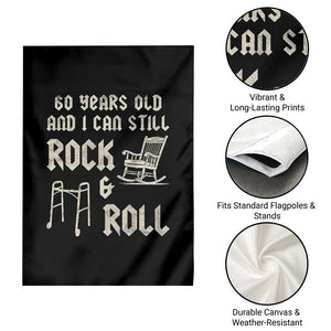 60th Birthday Gift For Men Garden Flag Funny Man Saying Gag Gift 60 Years Old Birthday TS10 Print Your Wear