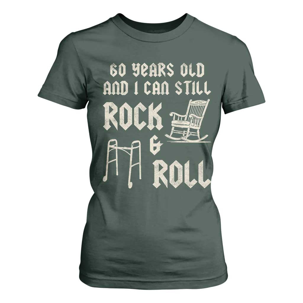 60th Birthday Gift For Men T Shirt For Women Funny Man Saying Gag Gift 60 Years Old Birthday TS10 Dark Forest Green Print Your Wear
