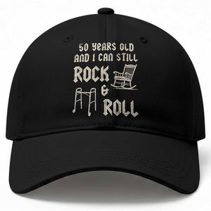 50th Birthday Gift For Men Baseball Cap Funny Man Saying Gag Gift 50 Years Old Birthday TS10 Print Your Wear