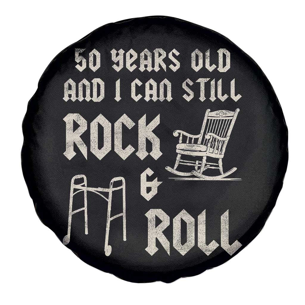 50th Birthday Gift For Men Spare Tire Cover Funny Man Saying Gag Gift 50 Years Old Birthday TS10 Print Your Wear