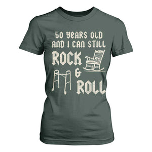 50th Birthday Gift For Men T Shirt For Women Funny Man Saying Gag Gift 50 Years Old Birthday TS10 Dark Forest Green Print Your Wear