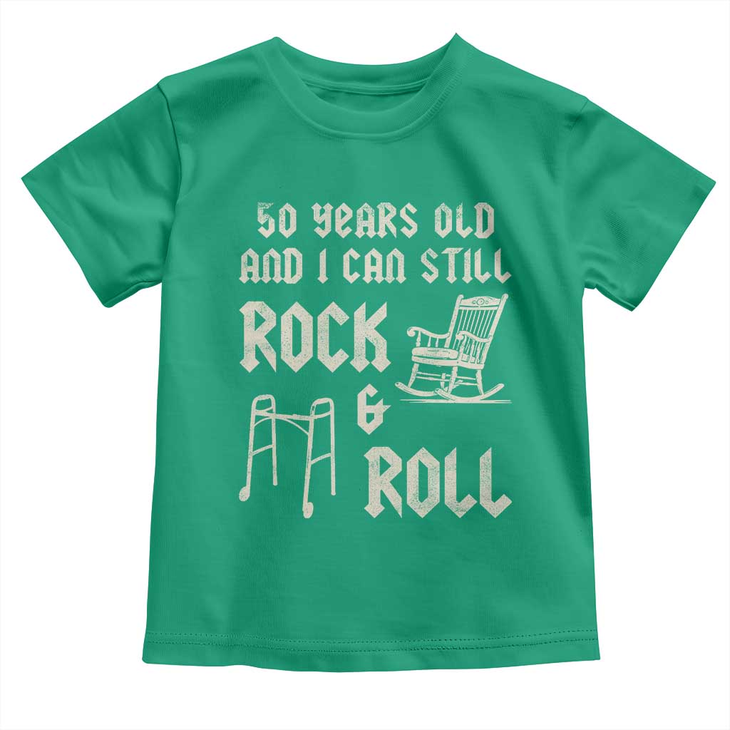 50th Birthday Gift For Men Toddler T Shirt Funny Man Saying Gag Gift 50 Years Old Birthday TS10 Irish Green Print Your Wear