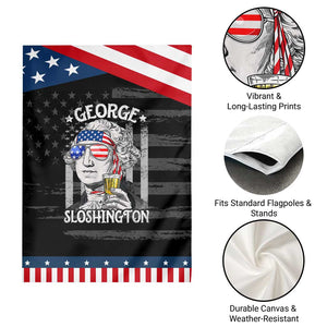 Funny 4th of July George Sloshington Washington Garden Flag Retro America Flag TS10 Print Your Wear