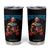 Funny George Washington Gym Tumbler Cup Muscular Flex Workout 4th of July TS10 Black Print Your Wear