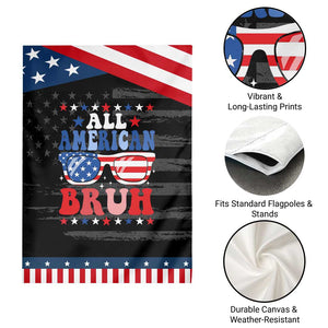 All American Bruh Patriotic 4th Of July Garden Flag USA Flag Sunglasses Teens Kids TS10 Print Your Wear