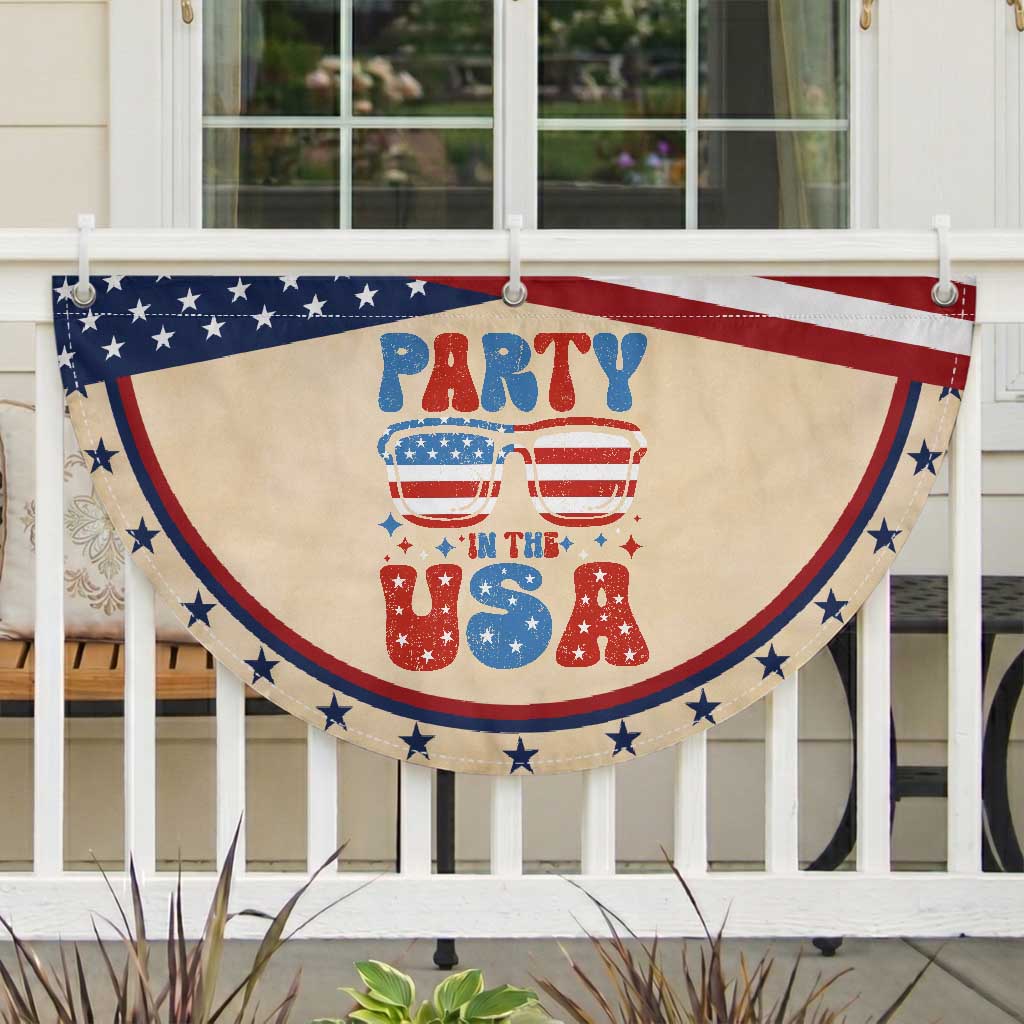 Party in The USA Patriotic Fan Flag 4th of July Independence Day