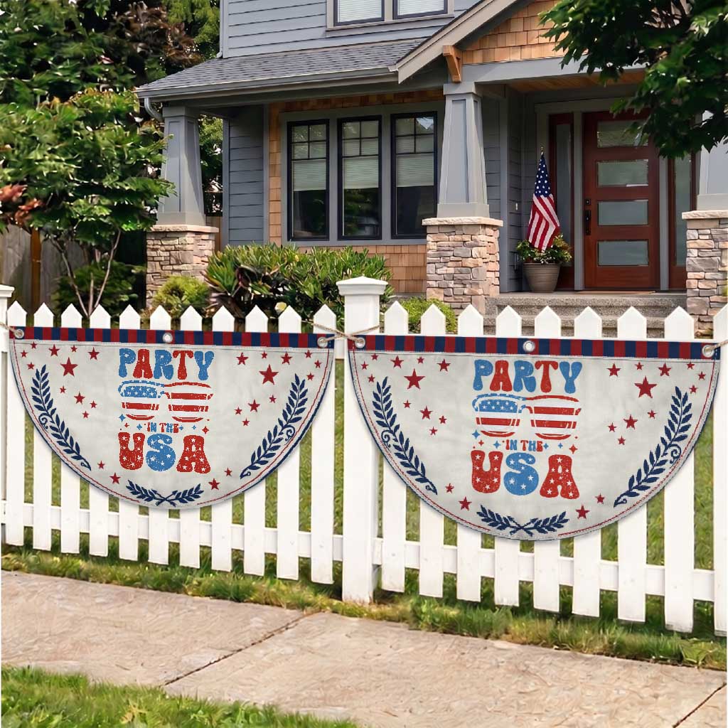 Party in The USA Patriotic Fan Flag 4th of July Independence Day