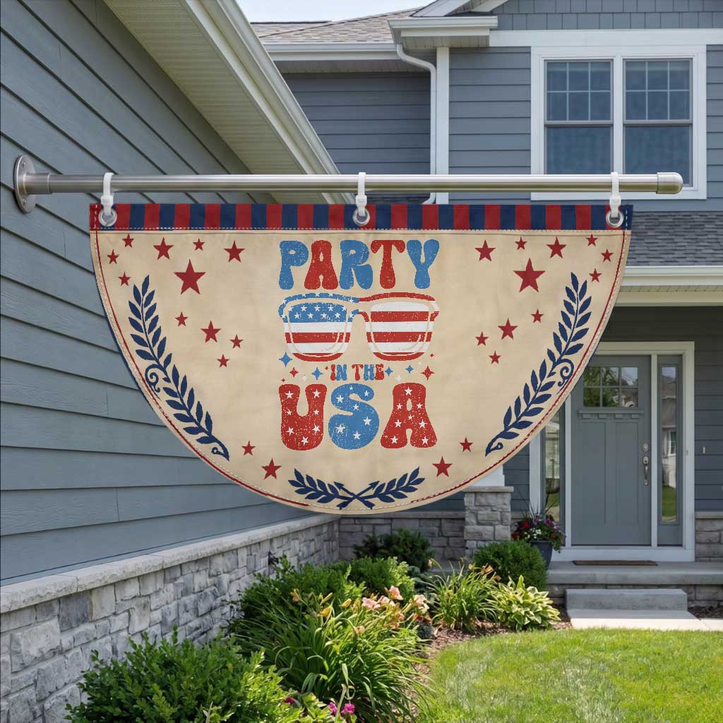 Party in The USA Patriotic Fan Flag 4th of July Independence Day