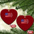 USA Flag Rocket Ceramic Ornament Patriotic Space Red White Blue 4th of July TS10 Print Your Wear