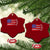 USA Flag Rocket Ceramic Ornament Patriotic Space Red White Blue 4th of July TS10 Print Your Wear
