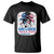 She Loves Jesus And America Too T Shirt Christian 4th of July Messy Bun Flag TS10 Black Print Your Wear