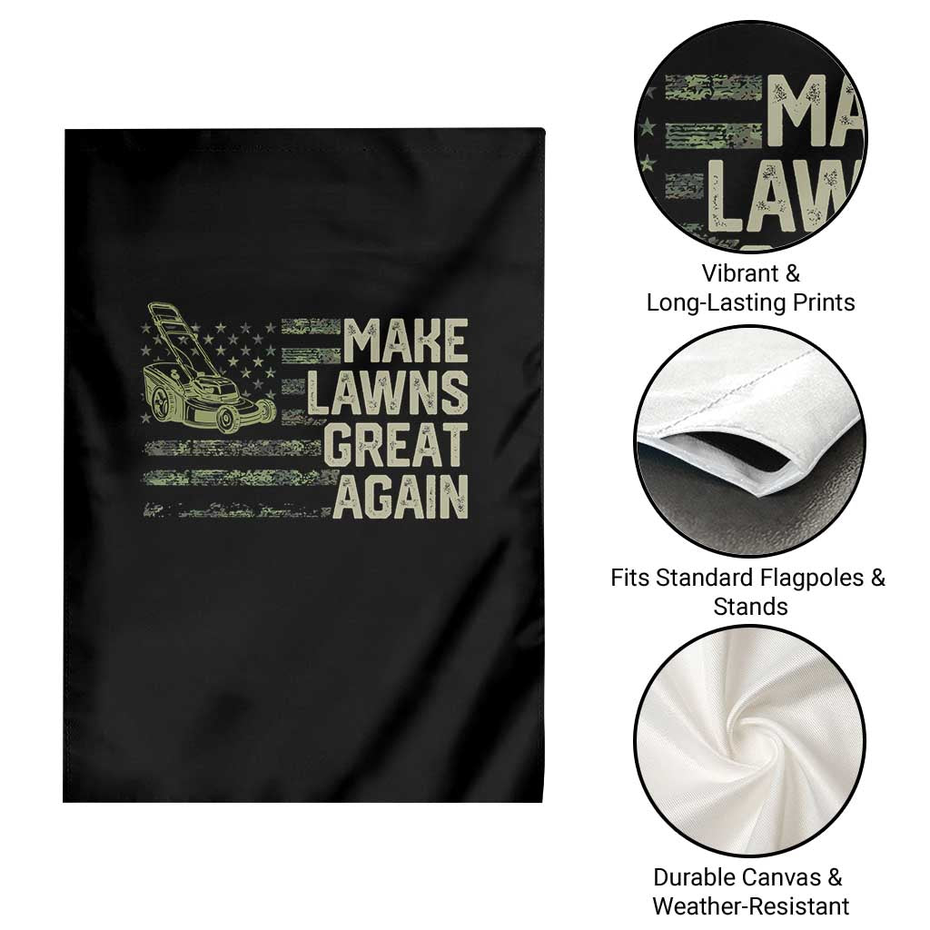 Funny Lawn Mower Dad Gardener Garden Flag Make Lawns Great Again Fathers Day American Flag TS10 Print Your Wear