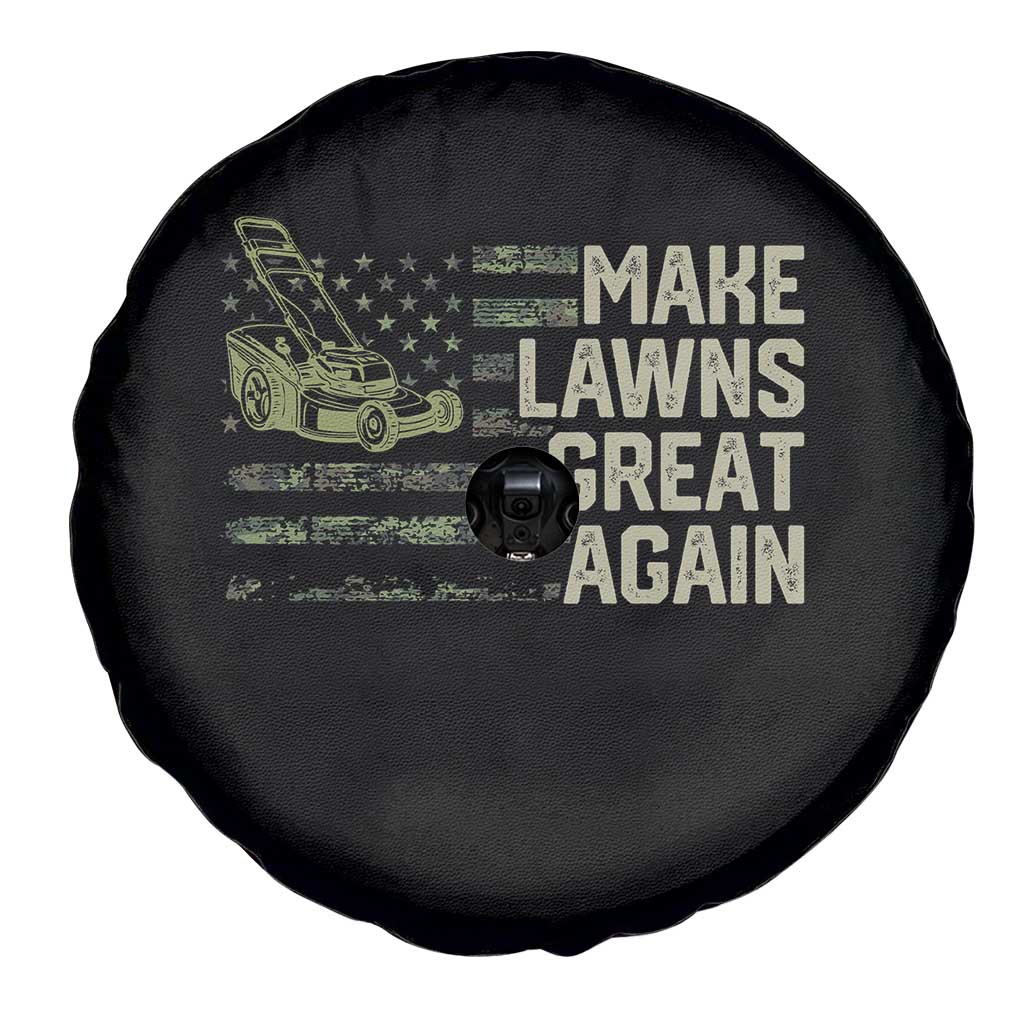 Funny Lawn Mower Dad Gardener Spare Tire Cover Make Lawns Great Again Fathers Day American Flag TS10 Print Your Wear