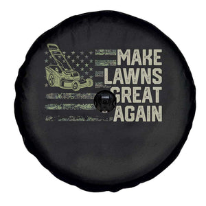 Funny Lawn Mower Dad Gardener Spare Tire Cover Make Lawns Great Again Fathers Day American Flag TS10 Print Your Wear