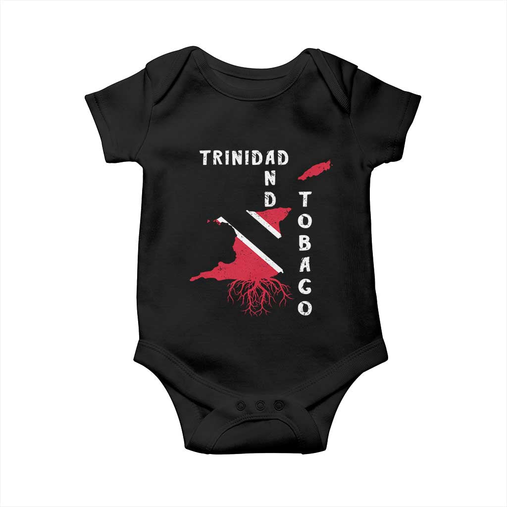 Trinidad and Tobago Flag Baby Onesie Trini Trinidadian Proud TS10 Black Print Your Wear