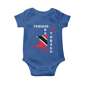 Trinidad and Tobago Flag Baby Onesie Trini Trinidadian Proud TS10 Royal Blue Print Your Wear