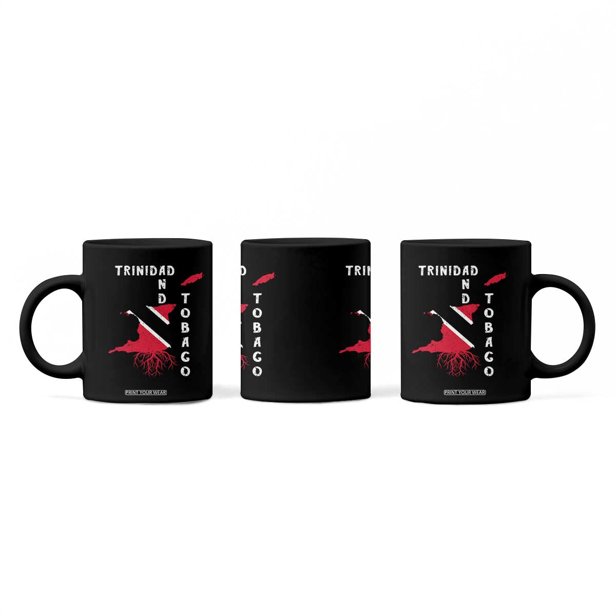 Trinidad and Tobago Flag Coffee Mug Trini Trinidadian Proud TS10 Print Your Wear