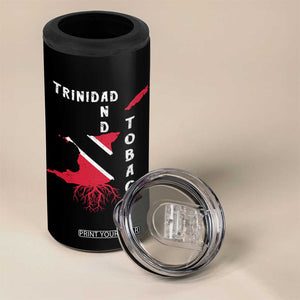 Trinidad and Tobago Flag 4 in 1 Can Cooler Tumbler Trini Trinidadian Proud TS10 Print Your Wear