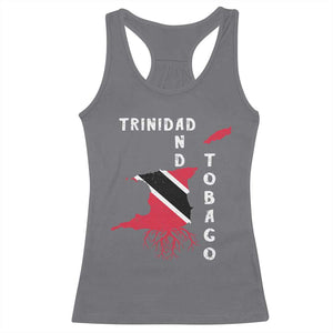 Trinidad and Tobago Flag Racerback Tank Top Trini Trinidadian Proud TS10 Charcoal Print Your Wear
