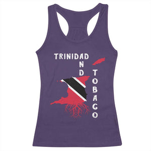 Trinidad and Tobago Flag Racerback Tank Top Trini Trinidadian Proud TS10 Purple Print Your Wear
