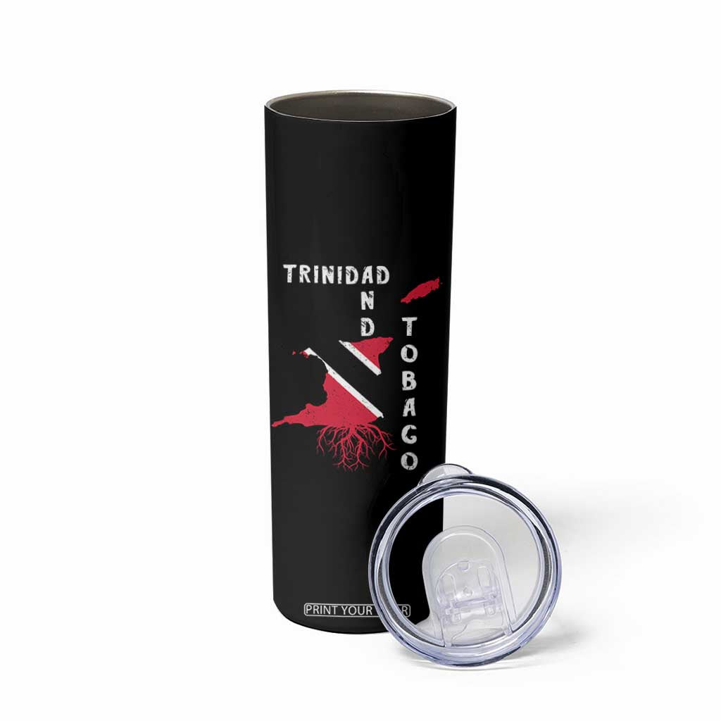 Trinidad and Tobago Flag Skinny Tumbler Trini Trinidadian Proud TS10 Print Your Wear