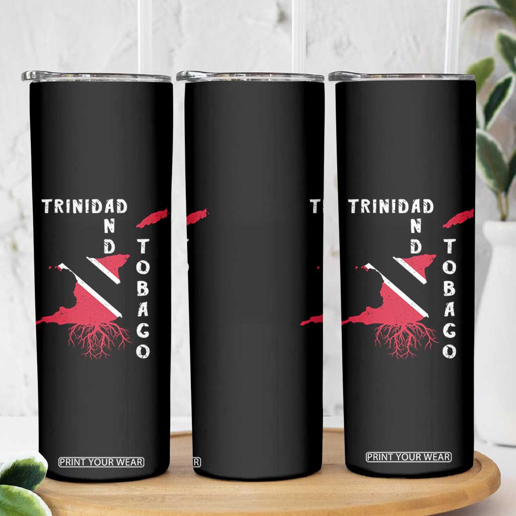 Trinidad and Tobago Flag Skinny Tumbler Trini Trinidadian Proud TS10 Print Your Wear