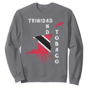 Trinidad and Tobago Flag Sweatshirt Trini Trinidadian Proud TS10 Charcoal Print Your Wear