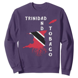 Trinidad and Tobago Flag Sweatshirt Trini Trinidadian Proud TS10 Purple Print Your Wear