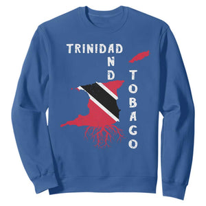 Trinidad and Tobago Flag Sweatshirt Trini Trinidadian Proud TS10 Royal Blue Print Your Wear