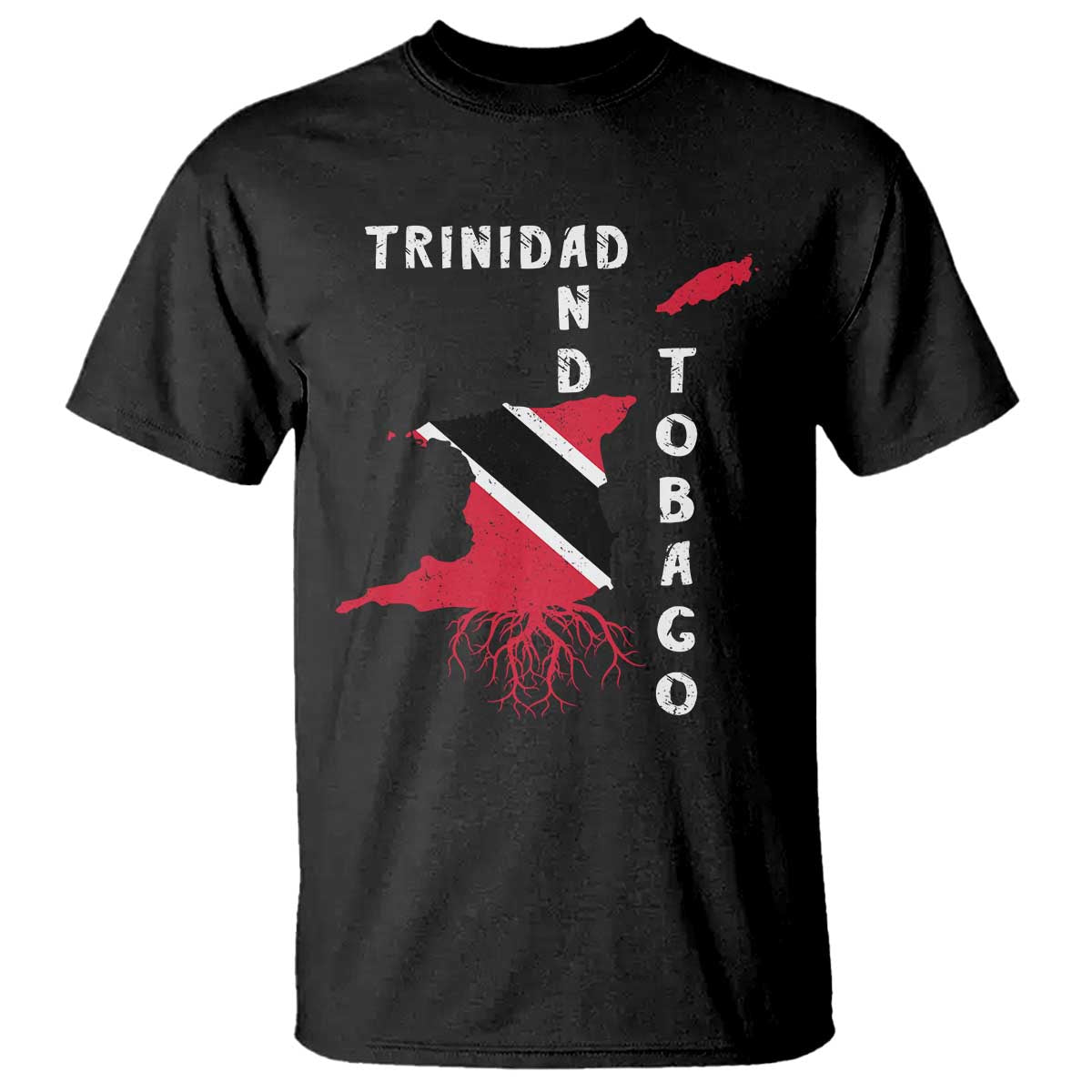 Trinidad and Tobago Flag T Shirt Trini Trinidadian Proud TS10 Black Print Your Wear