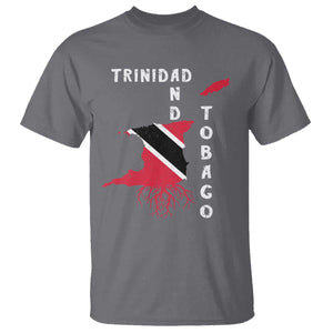 Trinidad and Tobago Flag T Shirt Trini Trinidadian Proud TS10 Charcoal Print Your Wear