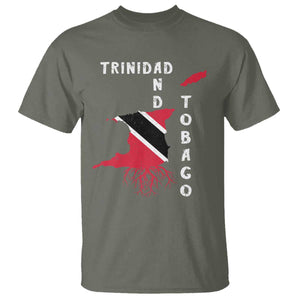 Trinidad and Tobago Flag T Shirt Trini Trinidadian Proud TS10 Military Green Print Your Wear