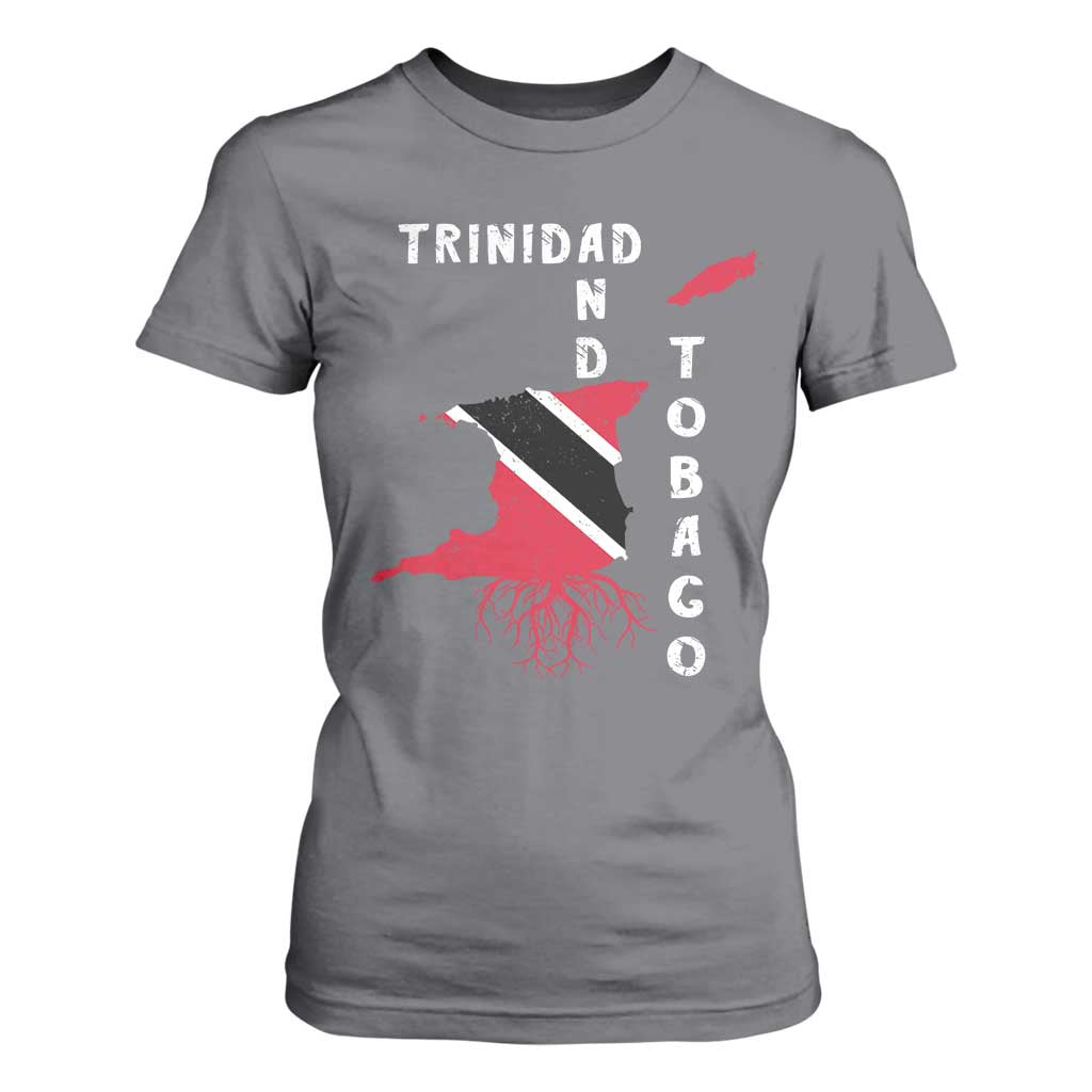Trinidad and Tobago Flag T Shirt For Women Trini Trinidadian Proud TS10 Charcoal Print Your Wear