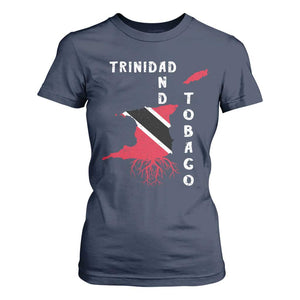 Trinidad and Tobago Flag T Shirt For Women Trini Trinidadian Proud TS10 Navy Print Your Wear