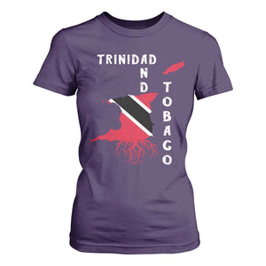 Trinidad and Tobago Flag T Shirt For Women Trini Trinidadian Proud TS10 Purple Print Your Wear