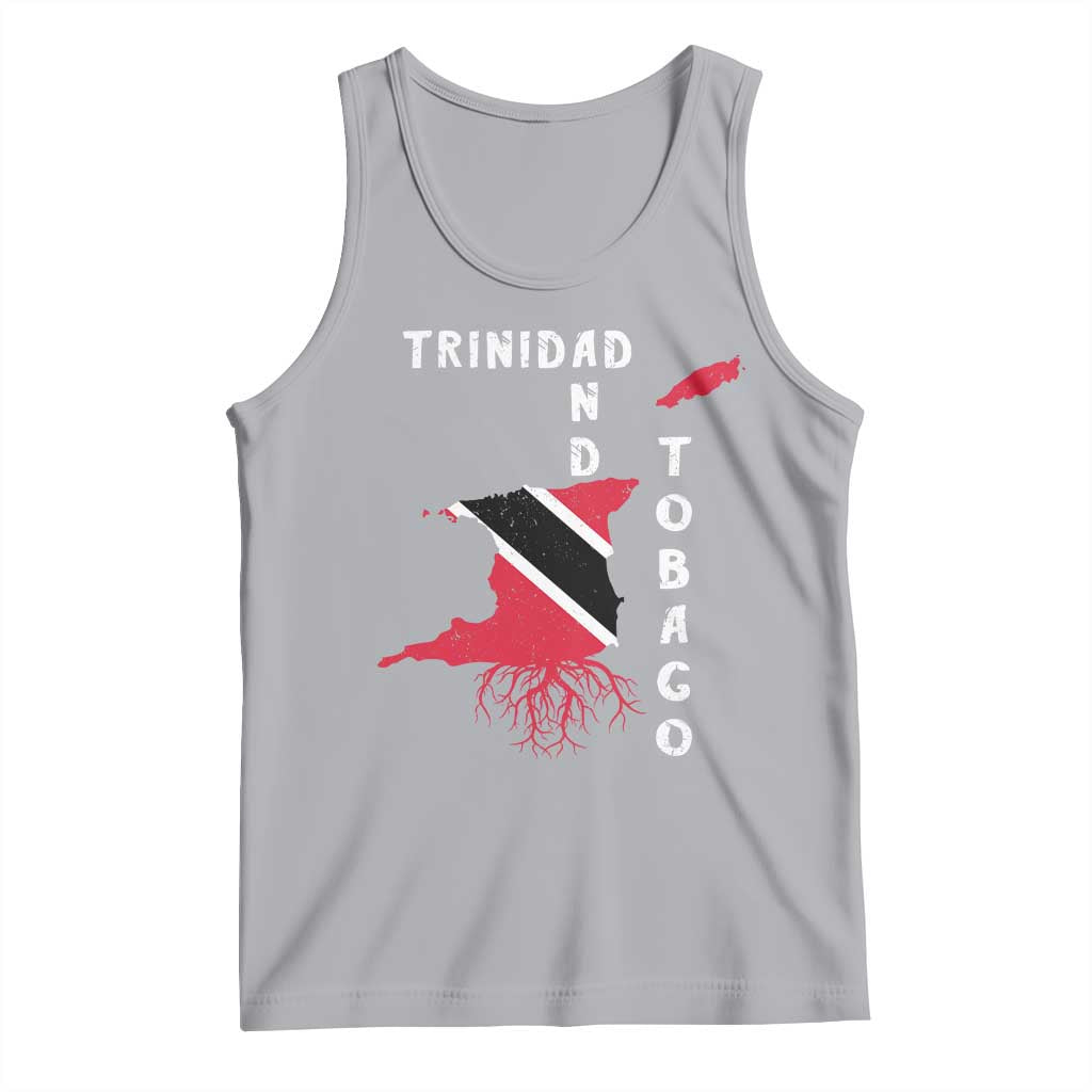 Trinidad and Tobago Flag Tank Top Trini Trinidadian Proud TS10 Athletic Heather Print Your Wear