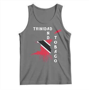 Trinidad and Tobago Flag Tank Top Trini Trinidadian Proud TS10 Black Heather Print Your Wear