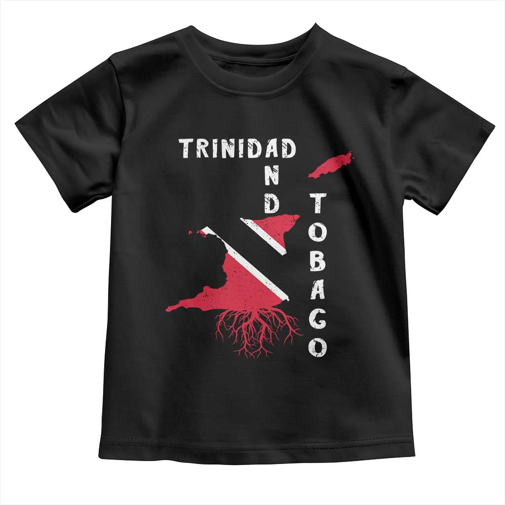 Trinidad and Tobago Flag Toddler T Shirt Trini Trinidadian Proud TS10 Black Print Your Wear