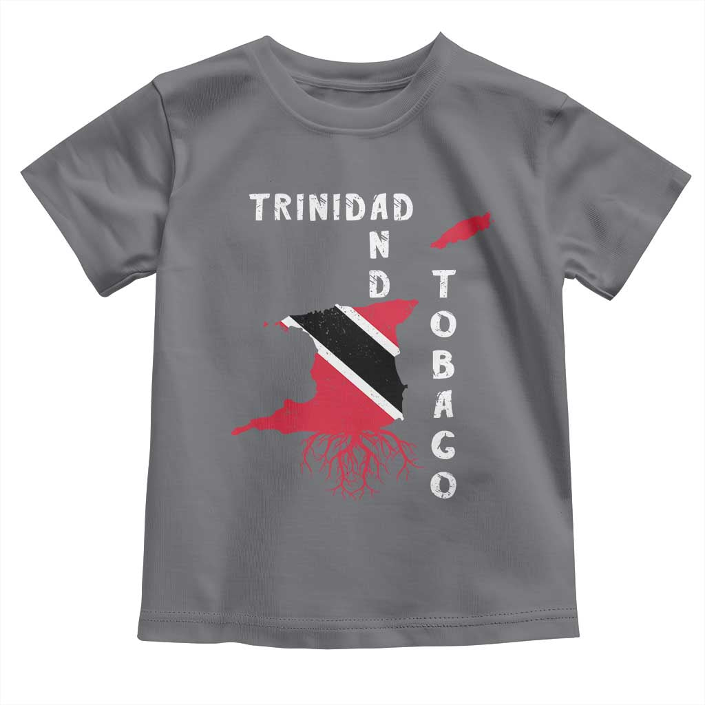 Trinidad and Tobago Flag Toddler T Shirt Trini Trinidadian Proud TS10 Charcoal Print Your Wear