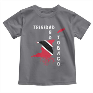 Trinidad and Tobago Flag Toddler T Shirt Trini Trinidadian Proud TS10 Charcoal Print Your Wear