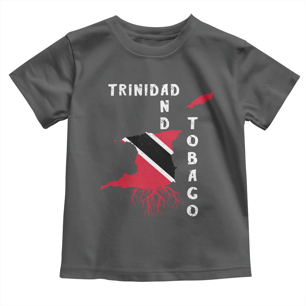 Trinidad and Tobago Flag Toddler T Shirt Trini Trinidadian Proud TS10 Dark Heather Print Your Wear