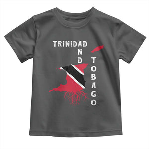 Trinidad and Tobago Flag Toddler T Shirt Trini Trinidadian Proud TS10 Dark Heather Print Your Wear