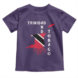 Trinidad and Tobago Flag Toddler T Shirt Trini Trinidadian Proud TS10 Purple Print Your Wear