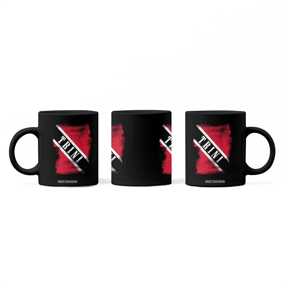 Trinidad and Tobago Flag Coffee Mug Caribbean Souvenir TS10 Print Your Wear