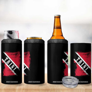 Trinidad and Tobago Flag 4 in 1 Can Cooler Tumbler Caribbean Souvenir TS10 Print Your Wear