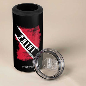 Trinidad and Tobago Flag 4 in 1 Can Cooler Tumbler Caribbean Souvenir TS10 Print Your Wear